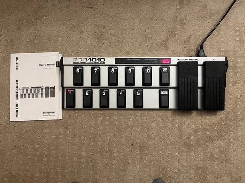 Behringer fcb1010 midi foot - midi,