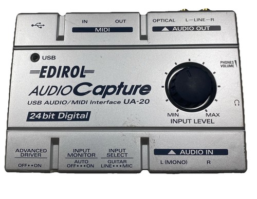 Edirol audio capture - audio,