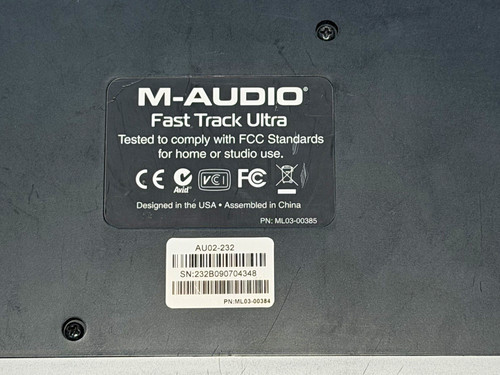 Audio fast track - fast, usb