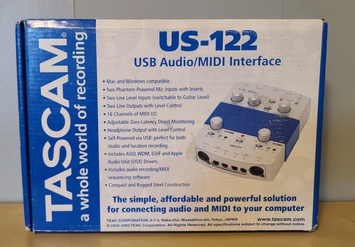 Tascam 122 usb audio - us-122,