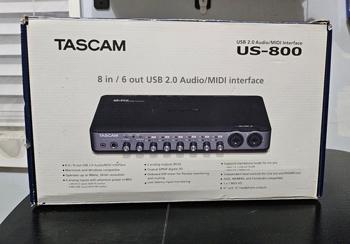 Tascam 800 usb 0 audio - usb, 2.0